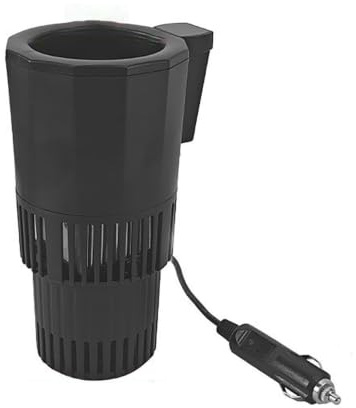 Enfriador De Bebidas Para Coche - Portavasos Eléctrico Portátil 12V/24V, Enfriamiento Rápido Para Latas Y Botellas, Refrigerador De Bebidas Para Coche Viajes Y Trayectos Largos,Black 24V-19cm * 7cm