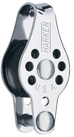 HARKEN Sailing Beiboot Boat & Yachting - Einfacher Mikroblock mit Becket - Reibungsarme Mikroblöcke sind kompakt und leicht
