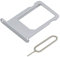 MMOBIEL Vassio Supporto per Carta SIM Compatibile con iPhone 5S / SE 4.0 inch (Argentato) incl Sim Pin