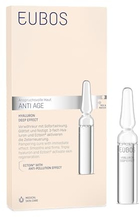 EUBOS ANTI AGE Hyaluron Deep Effect Ampullen 7x2ml | 3-fach Hyaluron, Vegan