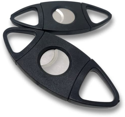 EKNA Set di 2 tagliasigari per sigari, cutter per sigari, cutter per sigari, cutter per ogni tipo di sigari (set da 2 pezzi)
