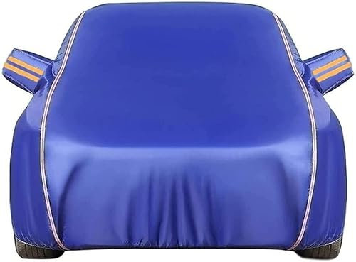 Vollgarage Autoplane autoabdeckung, Autoabdeckung Für VW T3, T4, T5, T6 |Outdoor Autoabdeckung, Wind- Und Schneeschutz, Winter wasserdichte Autoabdeckung Mit Seitlichem Türreißverschluss (Color : Blu