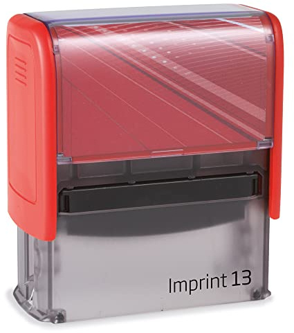 Stempel Firmenstempel Adresstempel Trodat Imprint 13 ROT mit Ihrem Wunschtext selbst gestalten 5 Zeilen Abdruckgröße: 58 x 22 mm
