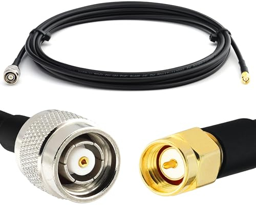 RANGEFUL RP-TNC Maschio a SMA Maschio Cavo coassiale 10m 50ohm RG58 prolunga 10 metri a bassissima perdita per LTE Antenna esterna 4G 5G Modem GSM Routeur cellulaire