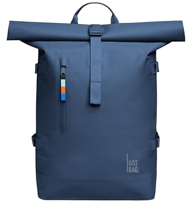GOT BAG Rucksack Rolltop 2.0 | Laptop Rucksack wasserdicht mit Herausnehmbarer 15,6“ Laptoptasche | 31 Liter Füllvolumen Rollrucksack (ocean blue)