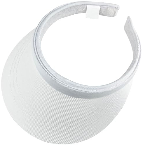 Sun Visor Hat Womens Men Sports Visor Wide Brim Adjustable Clip On Visors Cap Outdoor Golf Beach Travel Tennis Caps