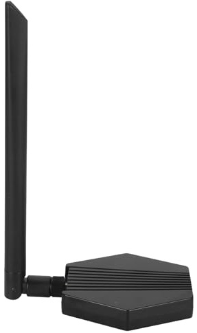 Antena Externa USB, Adaptador WiFi de Doble Banda de 300 Mbps con Antena Externa para Computadora Portátil de Escritorio, Amplificador de Señal 2.4G 5G para para Mac OS