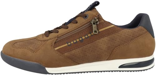 bugatti 321-a3811, Zapatos con Cordones Hombre, coñac, 42 EU