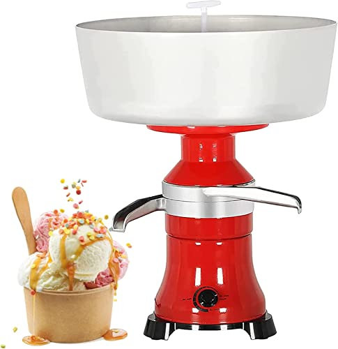 SmPinnaA Separatore Centrifugo per Panna di Latte Fresco 80 L/H, Centrifuga per Burro da Cucina per Separatore di Formaggio in Lega di Alluminio, Macchina per Degregazione del Latte Regolab