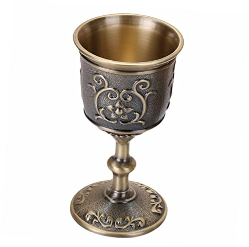 SHOWERORO Cáliz De Metal Mini Retro Copa De De Diseño Simple Para Celebraciones y