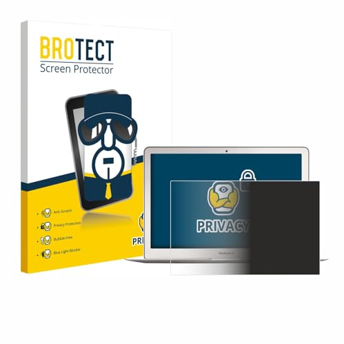 brotect Protection Anti-Espion pour Apple MacBook Air 13 2017 [Anti-Spy, Privacy Film, Écran de Confidentialité, filtre de lumière bleue]