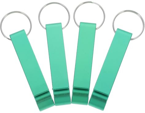 MUCKLILY 4piezas Completo De Abridores De Botellas Abre Refrescos y Latas Aleación De Aluminio Fácil De Abrir Compacto y