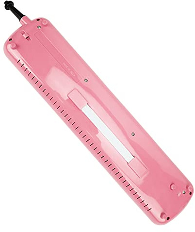 Haofy Melodica 37 Tasten Keyboard Wind Musikinstrument für Anfängerprofiktraining, ABS -Material mit Blasrohr und Mundstück, Tragbar und Einfach zu Spielen, Geeignet für Kinder (PINK)