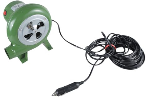 Ventilateur de souffleur électrique 30/40/60/80 W avec câble de 8,8 m pour pique-nique, barbecue, 12 V, 5500 tr/min, démarreur électrique pour charbon de bois