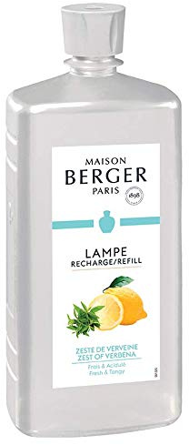 Lampe Berger Paris I profumazione Limoni nutrienti 1 L – con opuscolo e Istruzioni I profumi de Maison I Ricarica Bottiglia (Ricarica) I Il Tuo Originale Lampada – Il Tuo Profumo.