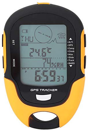 Höhenmer Wandern,Höhenmer,Höhenmer Bater,GPS-gationsrezeptor Tr USB Wiederaufladbarer Digitr Höhenmer Kass LCD-Thermometer Mit Led-Taschenlampe Für Cam Wan