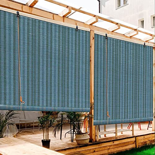 Tenda In Bambù Per Interni, Tenda A Rullo In Bambù Naturale, Tende Sole Tapparella Avvolgibile Bamboo, Facile Da Installare, Varie Dimensioni, Persiane Veneziana Per Finestre Porte Balconi（W x H）