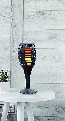 4 x Solarfackel Magic Fire 3in1, die tolle Dekoration in Ihrem Garten 17234, Gartendeko, Solarlampen Solarleuchte für Außen. 4er-Set! Inkl. Wand-, Erd- und Tischhalterung!