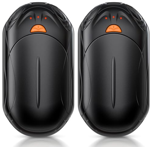 AI Hand Warmers Rechargeable 2 Pack, 20Hrs Long Safe Heat, AI Smart Chips Electric Hand Warmers, Portable Pocket Heater, Gifts for Christmas, Outdoor, Golf, Hunting, Camping Accessories