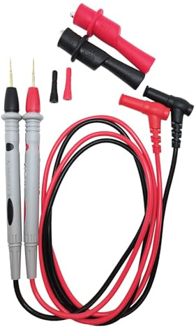Soft Silicone Electrician Test Leads Kit, 2 Sets 1000V 20A Multimeter Leads, Test Leads for Multi-Meter Tester Wire Tips