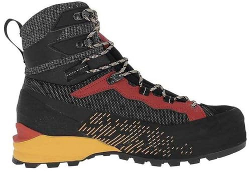 GARMONT Tower 3.0 GTX scarpe da montagna impermeabili con suola antiscivolo e supporto per ramponi, stivali da montagna, unisex, scarpe alpine, impermeabili, Black Garmont Orange, 42 EU