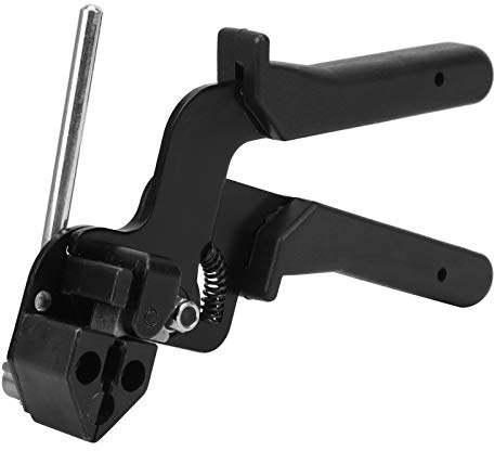 Kabelbinderzange, Ergonomisches Edelstahl-Befestigungswerkzeug, Schneidet Bis zu 0,3 Mm 12 Mm Kabelbinder, für Selbstsichernde Kabel