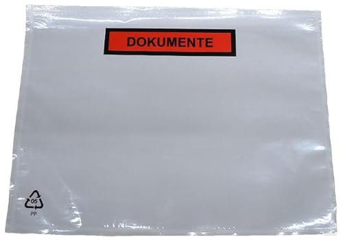 VEPATIM 1000 Dokumententaschen Begleitscheintaschen *Dokumente* C5 235x175mm