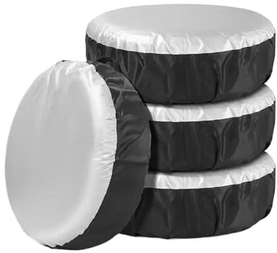 VNSMM Reifenschutzhülle 13-19 Zoll 19-23 Zoll Auto SUV Reserveradabdeckung Fall Reifen Rad Tasche Reifen Ersatz Aufbewahrungstasche Schutzhülle Reifentaschen(4L 16-20inch)