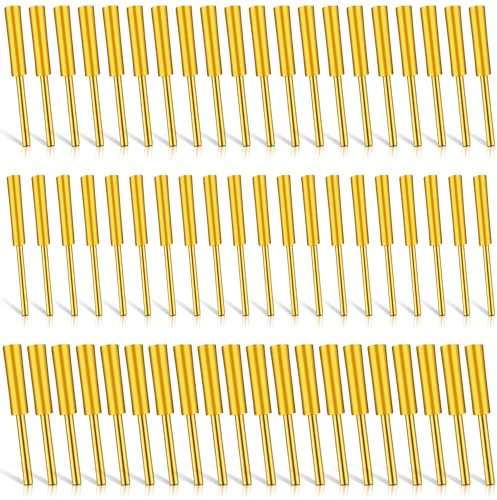 60/90 Pcs Diamond Chainsaw Sharpener High Hardness Plated Burr Stone File with 3 Different Sizes 4.0mm 4.8mm 5.5mm Enduring Chainsaw Grinding Bits Kit for Chain Saws Metal Polishing (60)