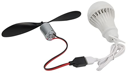 Wind Turbine Generator Miniature Wind Turbine Blade USB 1M 20V LED Windmill Wind Turbine Motor Alternative Energy Generator Wind Power Teaching Tool Model