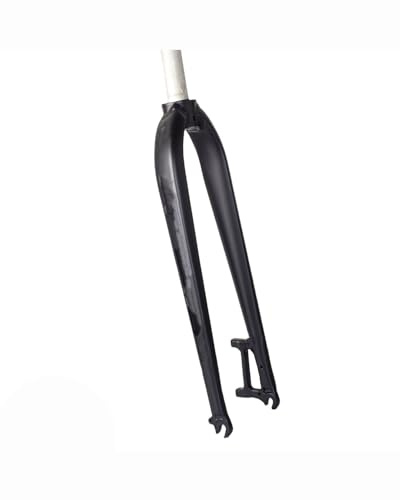 SXSaelciun Forcella Anteriore Mountain Bike da 26/27,5/29 Pollici, Forcella Rigida in Alluminio M5 M6 Leggera, Compatibile con Forcella Ammortizzata MTB (Logo Nero M5 con Cuore