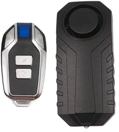 Alarme générale pour moto puissante 133 dB avec 6 sons d'alerte - Dispositif antivol de vélo électrique ABS pour extérieur - Dispositif de vol polyvalent pour scooter