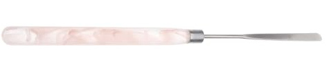 NOLITOY Espátula de Maquillaje de Acero Inoxidable para Mezclar Base y Cosméticos, Aplicador Multifuncional para Uñas y Cuidado Piel, Herramienta Profesional para Manicura y Belleza, Uso