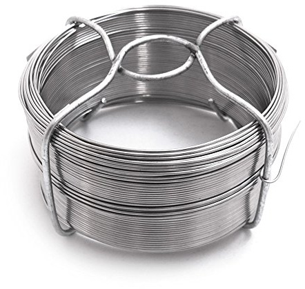 EDP 85342 Alambre Inox, Gris, No. 3, 0.80 mm x 50 m, 200 g