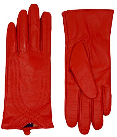Nappaglo Damen Lederhandschuhe Winter Touchscreen Lammfell Elegant Echtleder Warm Handschuhe Outdoor
