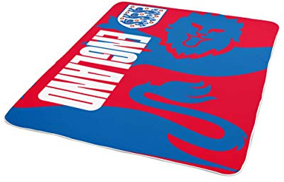 FOCO England FA Football World Cup European Lion Crest Fleece Warm Winter Decor Blanket