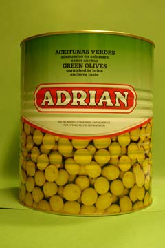 Aceitunas Gordal Verdes en Salsa Berenjena 4500 ml