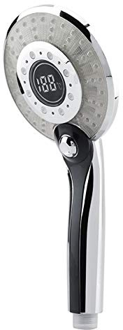 lyrlody LED Handbrause, Handbrause mit Digitaler Temperaturanzeige 3 Farbwechsel Duschkopf 3 Strahlmodi Wassersparende Handbrause