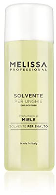 Melissa Professional Solvente Leva Smalto Nails Professionale Unghie Con Acetone 120 Ml (Miele)