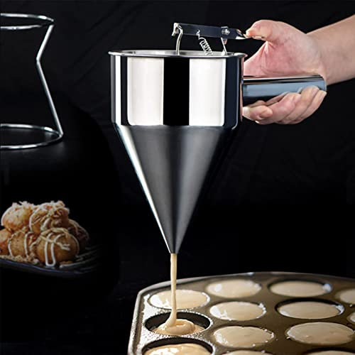 Teigspender-Trichter, Teigtrichter 1200 Ml Komfortabler Griff für zu Hause (21mm Blende)