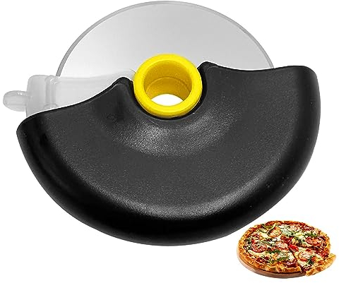 Kaxenig Pizzaschneider Pizzaroller Aus Edelstahl Pizzaroller-Pizza Cutter, Rostbeständiger Pizzaschneider, Klassische Küchenutensilien Für Zuhause Und Küche