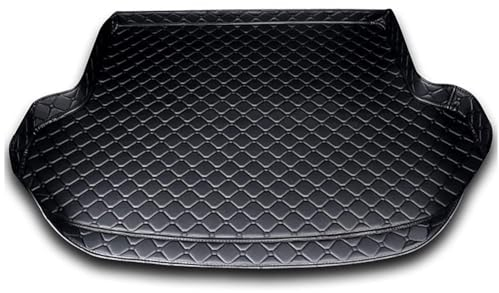 JFENGNB Auto Leder Kofferraummatten für Kia Sportage IV QL 2016-2021, Kofferraum Schutzmatte Kofferraumschutz Kofferraummatte Teppiche Wasserdicht Innenzubehör,B/Black