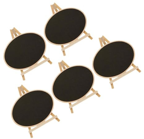 NUOBESTY 5stücke Kreidetafel Aus Kleine Schwarze Tafel Für Bar Schreibtisch-kreidetafel Löschbare Memo Board Für Dekoration Geburtstagsgeschenk Hochzeitstafel Kleine Tafel Für Zuhause