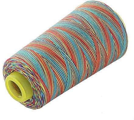 NUOBESTY Jeans Nähgarn Polyester Nähfaden Spule Yards Bunt Für Nähmaschine Handnähen Quilten Lederstoffe