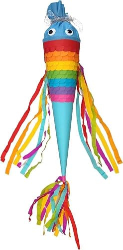 Schultüte Bastelset Regenbogen Fisch vorgestanzt von Prell- Junge/Mädchen - Einschulung ? Zuckertüte ? Schulanfang