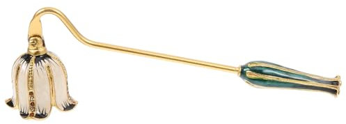 GLEAVI Spegnicandele in Metallo con Manico Ergonomico Lungo 17x5x3,5 Cm, Accessorio per Spegnere Candele Domestiche, Strumenti per Forniture per Aromaterapia e Uso Familiare