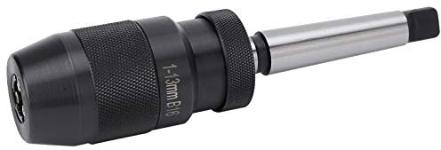 Fdit Taladro sin Llave Chuck Morse Tafer Liberación Rápida para la Máquina de Fresado -1-13 Mm Área de Sujeción Adecuada para Máquinas de Perforación de Columnas y Listones de y Fuertes, Incluidos