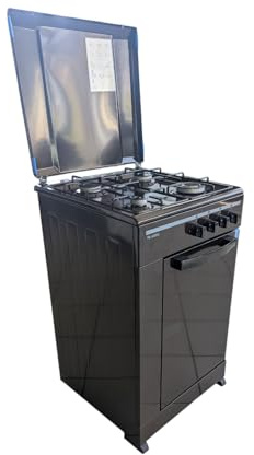 Cucina a gas fornello 4 fuochi Mobile portabombola Marrone LAREL Valvole Sicurezza Acc. Elettronica MOB.S413MW