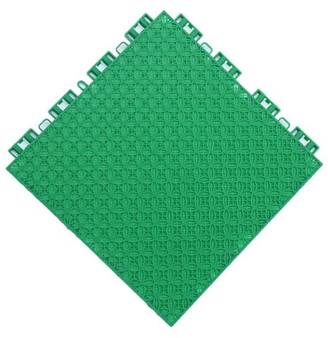 Lot de 64 tapis de sol modulaires pour garage – Carreaux antidérapants emboîtables avec trous de drainage pour une utilisation en extérieur, idéal pour lavage de voiture, terrasse et piscine, couleur