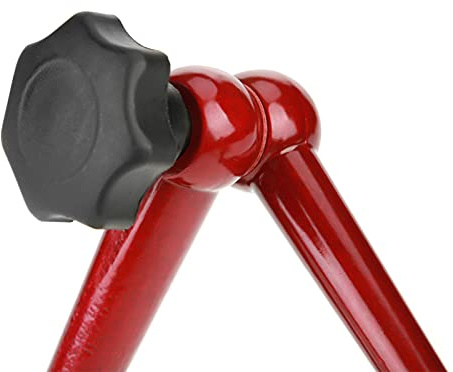 CHICIRIS Universeller Magnetfußhalter, Verstellbarer Ständer für Messuhren mit EIN-/Ausschalter, Verchromter Arm mit Permanentlegierungsmagnet